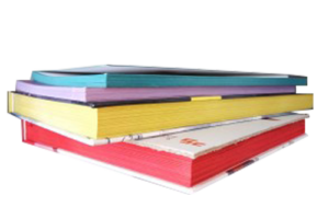 A large choice of colors is available to choose for fore-edge printings